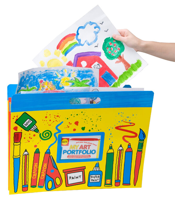 Kids Portfolio Case with all Drawings & Art